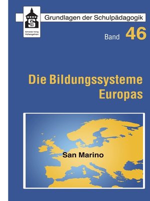cover image of Die Bildungssysteme Europas--San Marino